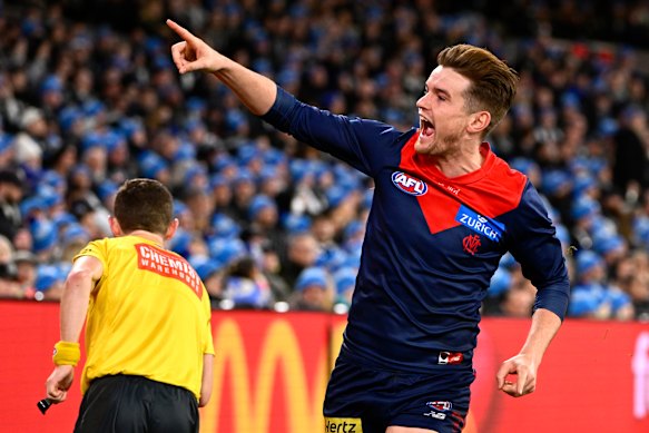 Bayley Fritsch kicked six goals in the 2021 grand final.