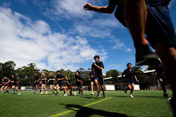 Students were able to have input in choosing the workouts and accompanying music.