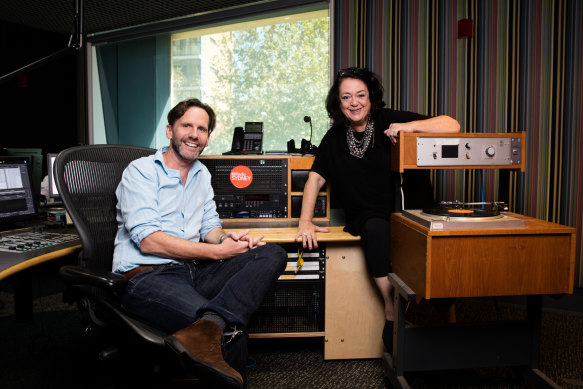 Wendy Harmer, pictured with her former co-host Robbie Buck, says she understands that radio needs to evolve but hopes the ABC is making the right changes.