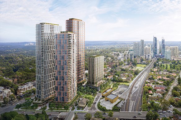 Government developer Landcom will deliver 1500 new homes in Chatswood.