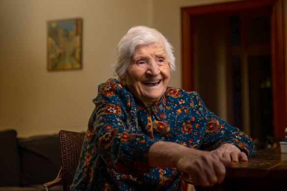 Marija Ruljancich turned 107 on Saturday.