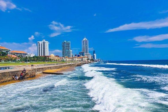 Colombo’s Indian Ocean-facing Galle Face Green is a popular playground for the citizens of the Sri Lankan capital.