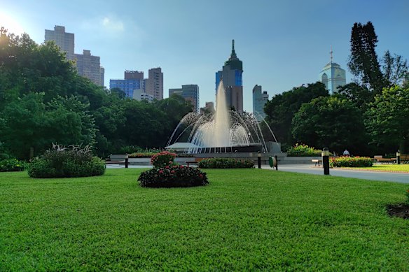 Botanical and Zoological garden, in Hong Kong.