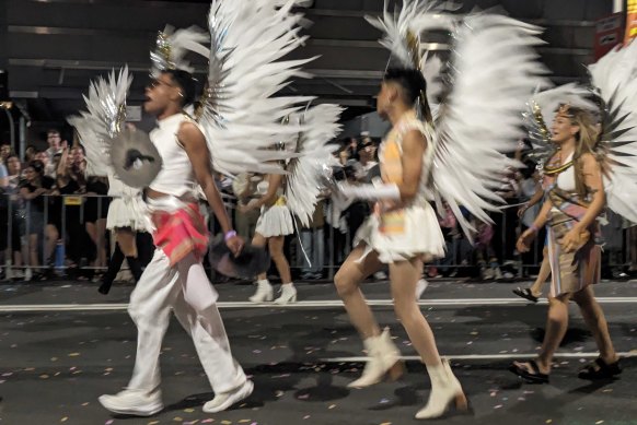 The Timor-Leste Pride group on Oxford Street.