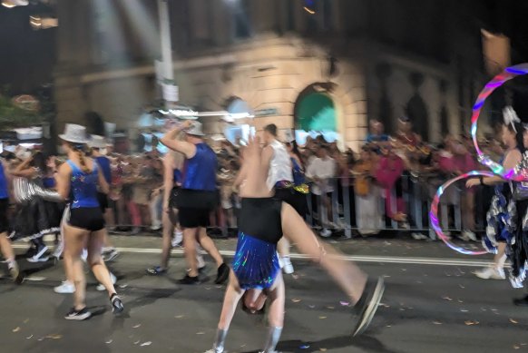 Cartwheels on Oxford Street.