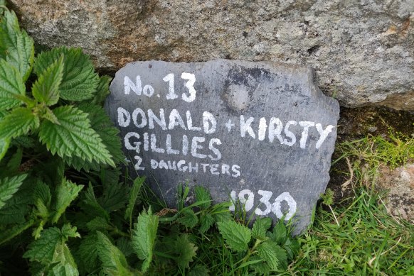 Signs of residents past.