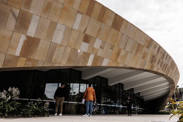 Cranbrook’s new building includes 25 new classrooms, an aquatic centre and a double-height orchestra room.