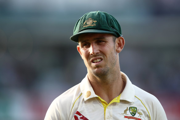 Mitch Marsh has not been given the scans on his ankle.