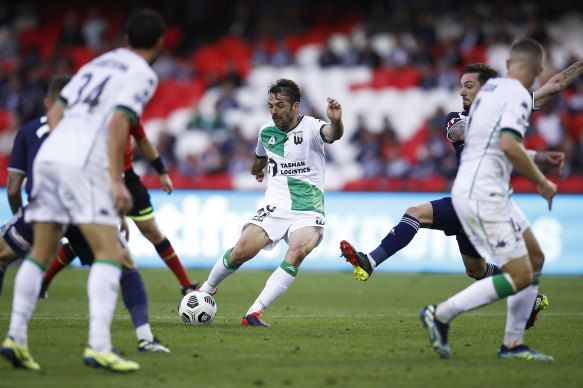 Victor Sanchez was the matchwinner for Western United against Melbourne Victory.