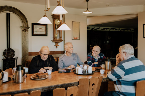 Volunteers at the Baron van Brakell Regional Museum in Ommeren, Netherlands.