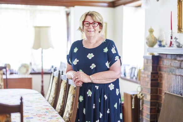 Linda O’Brien in her Camberwell home.