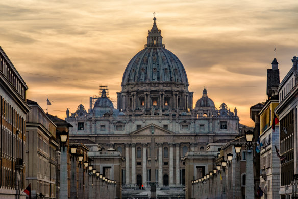 St Peter’s Basilica, Rome. 