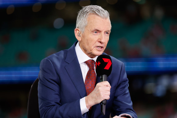 Broadcasting icon Bruce McAvaney.