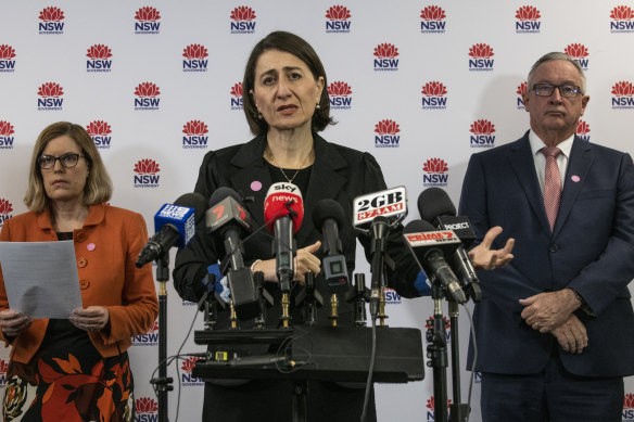 Chief Health Officer Kerry Chant, Premier Gladys Berejiklian and Health Minister Brad Hazzard will receive their coronavirus vaccines on Wednesday.