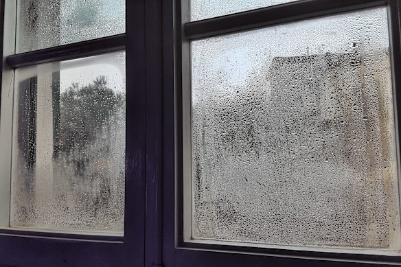Waking to condensation is a sign that your home is too humid.