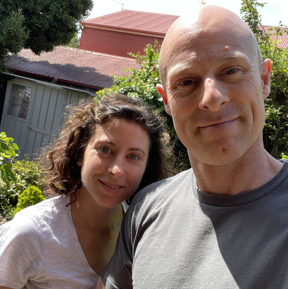 Kate Humphreys, pictured with her brother Michael in January 2024.