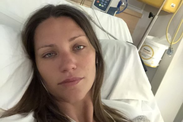 Ashley Berini is in and out of hospital as she experiences relapses.