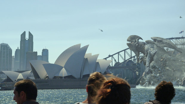 Sydney comes under attack in the original Pacific Rim. 