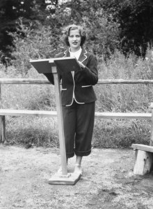 Ruth Bader in 1948.
