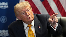 Donald Trump made a series of gaffes at a press conference in Ankara.