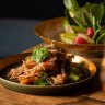 Gregory Island prawns and lemongrass relish at Viand.