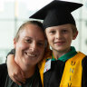 Eight years old and graduating uni: Children set course for lifelong learning