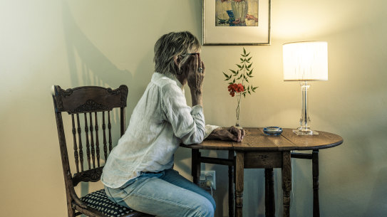 Rhiannon*, 68, lost her job and hit rock-bottom as a result of  advanced glaucoma.