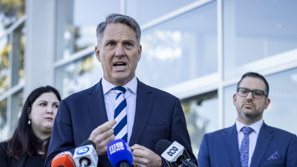 Deputy Prime Minister Richard Marles said he was alarmed by a rise in antisemitism in Australia. 