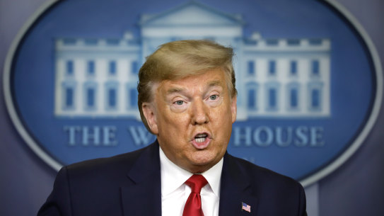 US President Donald Trump has presided over the largest jump in unemployment since the Great Depression.