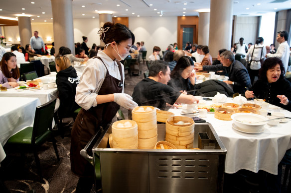 Yum cha trolleys deliver the goods.