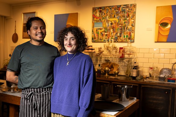 Patris owners Johnny Hassan and Stella Michael.