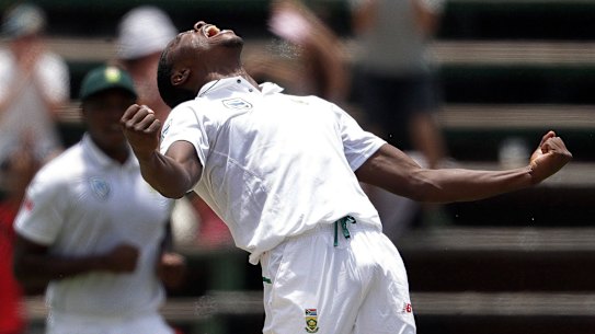 Rabada does Australia favour but Lehmann says tourists must bat better