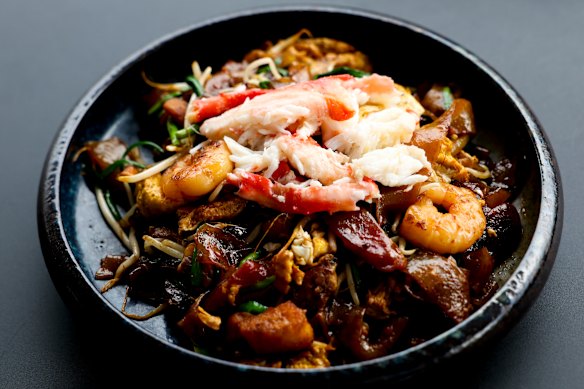King crab char kwai teow.