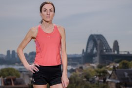 Sinead Diver ahead of the 2023 Sydney Marathon.