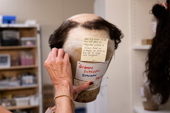 Backstage at the Sydney Opera House for the full dress rehearsal of the Il Trittico production.