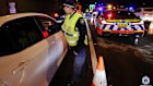 A random drink and drug driving test station in NSW.