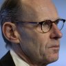 Shayne Elliott last month, as he presented ANZ’s full-year results to investors. He has been with the bank since 2009.