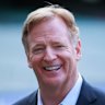 NFL commissioner Roger Goodell checks out the MCG ahead of the game in September.