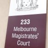 Melbourne Magistrates’ Court.