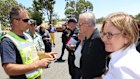 Victorian Premier Jacinta Allan and Prime Minister Anthony Albanese toured the fire-ravaged town of Harcourt in Victoria last Sunday.
