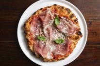 Miss Fritta Pizza with extra prosciutto.