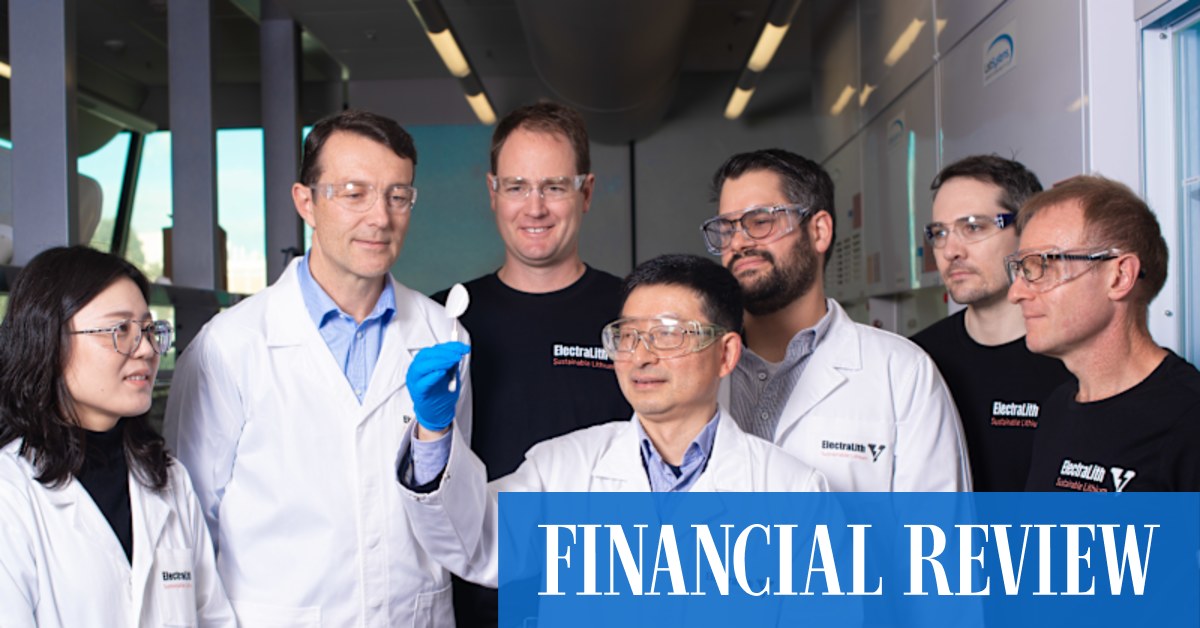 ElectraLith secures $2.25m seed funding from Rio Tinto, IP Group and Monash Investment Holdings to commercialise its lithium extraction technology - Vimarsana News
