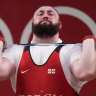 Did this Georgian giant win the last-ever Olympic weightlifting gold medal?