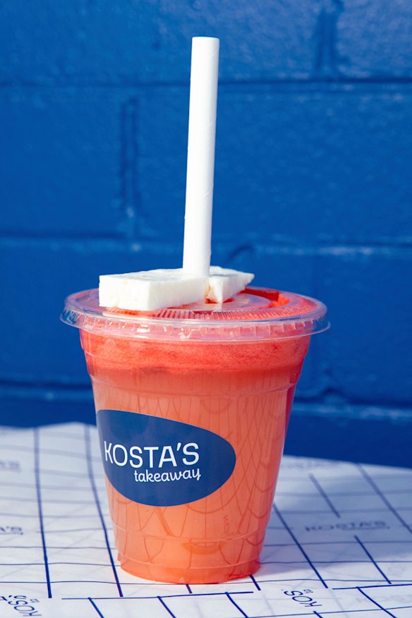 Watermelon juice. 