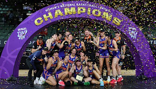‘Greatest’: Fire crowned WNBL champs after OT thriller against Perth Lynx