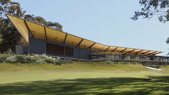 An artist’s impression of the Lane Cove Sport and Recreation Facility.
