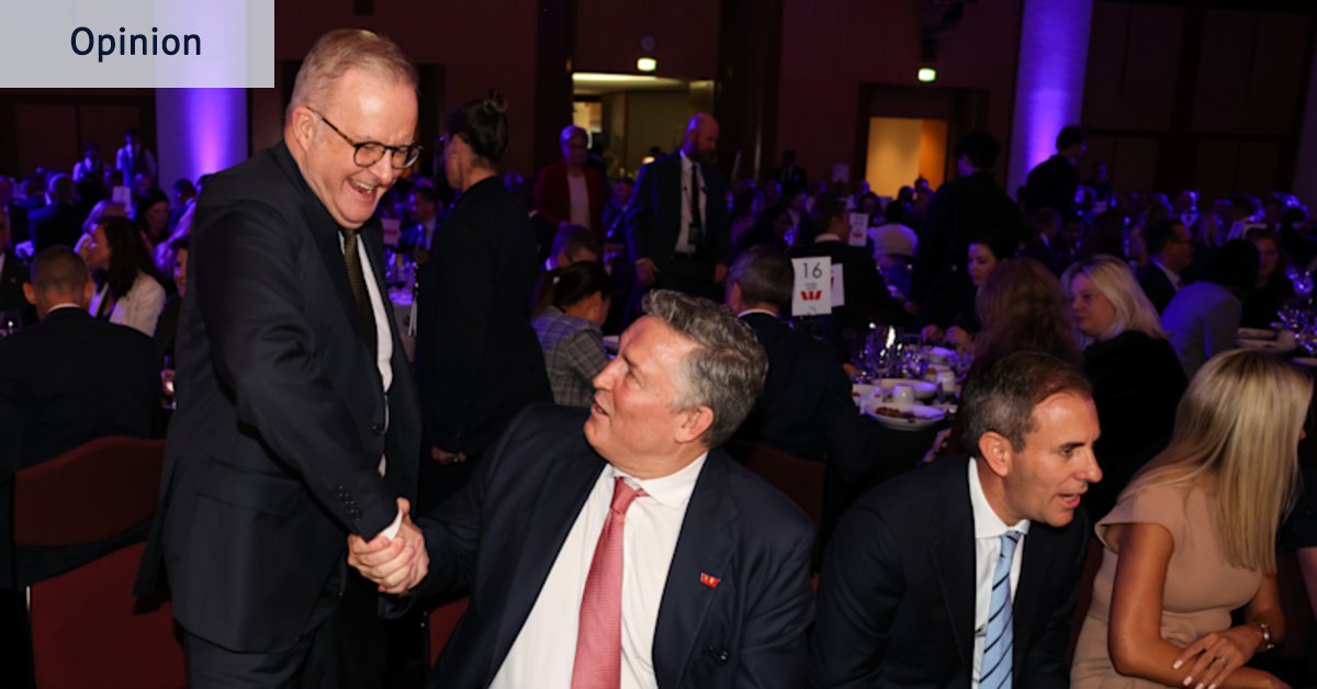Royal treatment for Westpac’s Anthony Miller at Jim Chalmers’ post-budget address