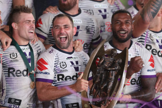 Nrl Grand Final 2020 Melbourne Storm S Cameron Smith Seals Place In History With Third Premiership Trophy