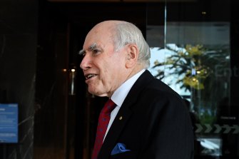 Former prime minister John Howard. 