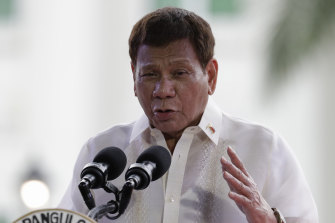 Philippine President Rodrigo Duterte is in his final year in office.